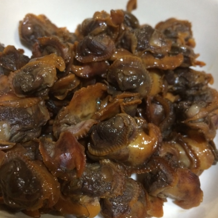 赤貝のしょうゆ煮(*^^*)